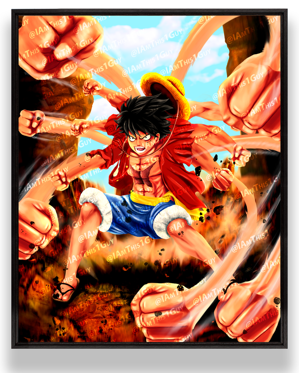 Luffy Gum Gum Gatling – This1Guy Studios