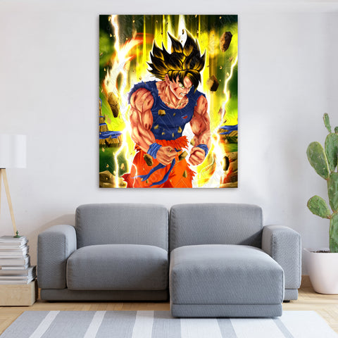 Birth of the Super Saiyan - Canvas